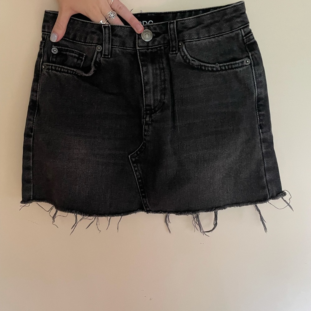 Black Urban Outfitters BDG mini denim skirt